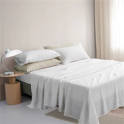Draps de lit en lin pur