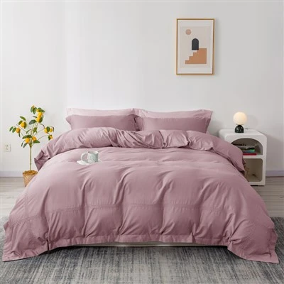 Ensemble de housse de couette en pur coton