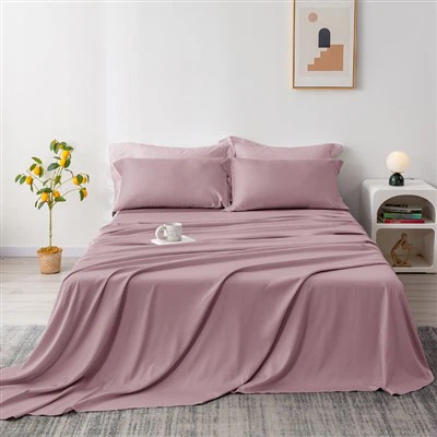 Draps de lit en pur coton
